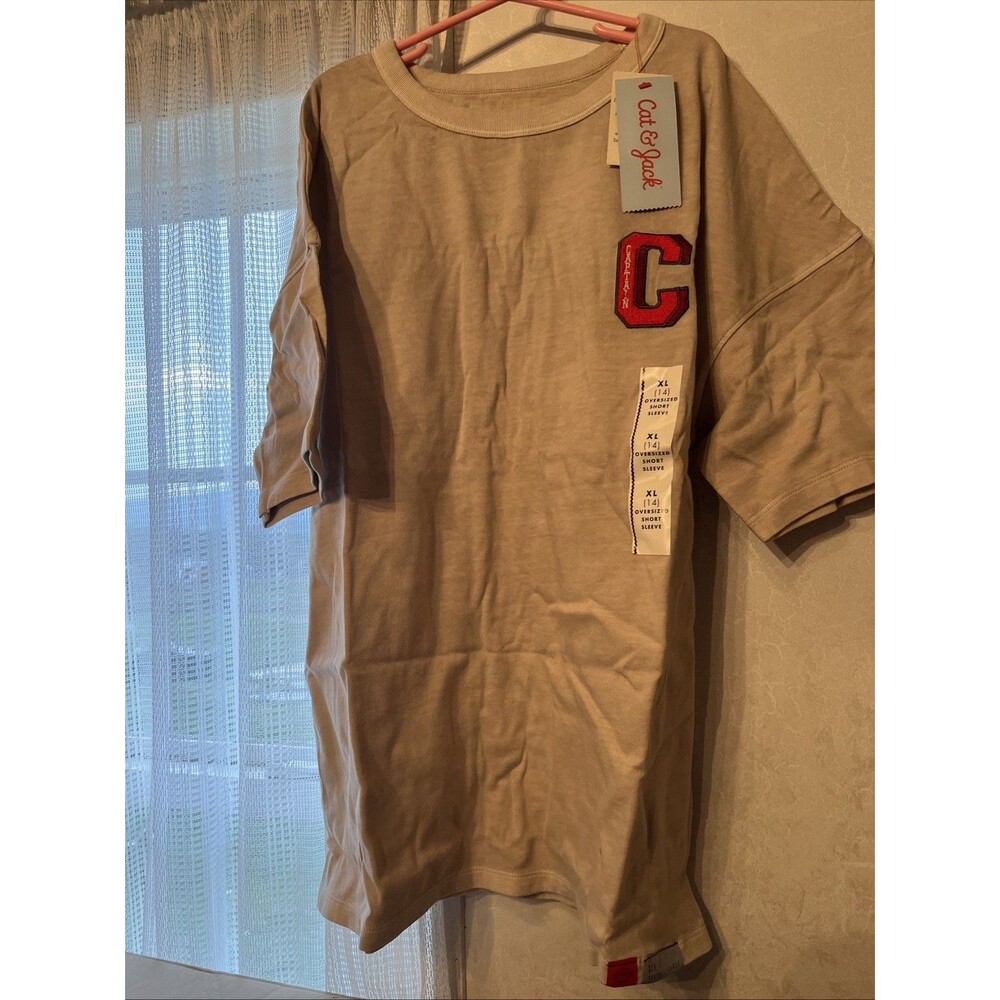 Cat&Jack Captain Div 1 Foot League Color Khaki Shirt XL Boys